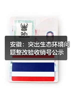 安徽:突出生态环境问题整改验收销号公示(图1) 安徽:突出生态环境问题整改验收销号公示(图1)