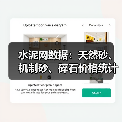 水泥网数据：天然砂、机制砂、碎石价格统计（12.20-12.26）