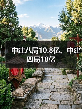 中建八局10.8亿、中建四局10亿（图4）