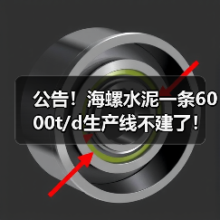 公告!海螺水泥一条6000t/d生产线不建了!(图3) 公告!海螺水泥一条6000t/d生产线不建了!(图3)