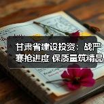 甘肃省建设投资:战严寒抢进度 保质量筑精品(图1) 甘肃省建设投资:战严寒抢进度 保质量筑精品(图1)