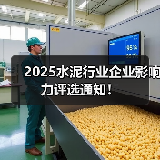 2025水泥行业企业影响力评选通知!(图2) 2025水泥行业企业影响力评选通知!(图2)