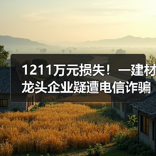 1211万元损失！一建材龙头企业疑遭电信诈骗（图4）