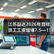 江苏磊达2026年目标：员工工资增幅7.5—15%！（图3）