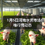 1月5日河南水泥市场价格行情动态