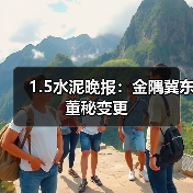 1.5水泥晚报：金隅冀东董秘变更（图3）