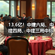 13.6亿！中建六局、中建四局、中建三局中标2个大项目