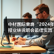 中材国际荣膺“2024年报业绩说明会最佳实践”（图4）