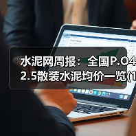 水泥网周报：全国P.O42.5散装水泥均价一览(12月26日-01月04日)（图4）
