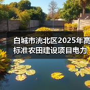 白城市洮北区2025年高标准农田建设项目电力工程四标段(图1) 白城市洮北区2025年高标准农田建设项目电力工程四标段(图1)