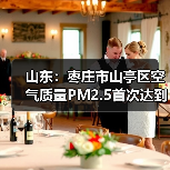 山东：枣庄市山亭区空气质量PM2.5首次达到并优于空气质量二级标准（图3）