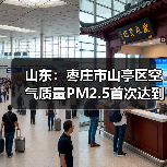 山东：枣庄市山亭区空气质量PM2.5首次达到并优于空气质量二级标准