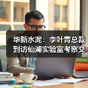 华新水泥：李叶青总裁到访仙湖实验室考察交流氢能燃烧技术（图3）