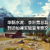 华新水泥：李叶青总裁到访仙湖实验室考察交流氢能燃烧技术（图2）