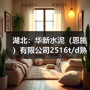 湖北:华新水泥(恩施)有限公司2516t/d熟料线项目补产能置换方案公示(图3) 湖北:华新水泥(恩施)有限公司2516t/d熟料线项目补产能置换方案公示(图3)