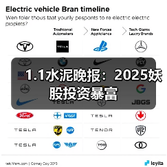 1.1水泥晚报：2025妖股投资暴富（图3）