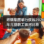 塔牌集团举行庆祝2026年元旦职工拔河比赛（图2）