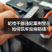 纪检干部违纪案例警示：如何筑牢反腐防线？