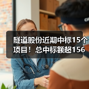 隧道股份近期中标15个项目！总中标额超156亿