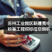 苏州工业园区新建高中桩基工程招标信息解析(图4) 苏州工业园区新建高中桩基工程招标信息解析(图4)