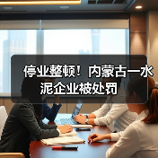 停业整顿！内蒙古一水泥企业被处罚