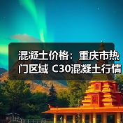 混凝土价格：重庆市热门区域 C30混凝土行情一览
