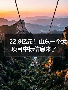 22.8亿元!山东一个大项目中标信息来了(图4) 22.8亿元!山东一个大项目中标信息来了(图4)