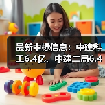 最新中标信息：中建科工6.4亿、中建二局6.4亿、中建七局4.4亿
