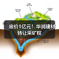 底价1亿元！华润建材转让采矿权