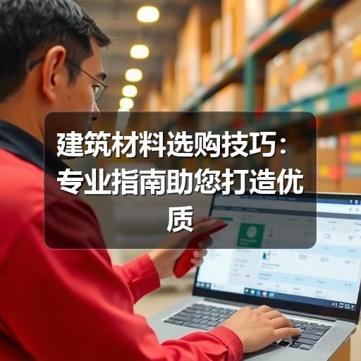 建筑材料选购技巧：专业指南助您打造优质工程