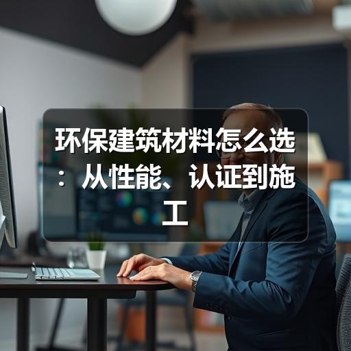 环保建筑材料怎么选：从性能、认证到施工适配的实用指南
