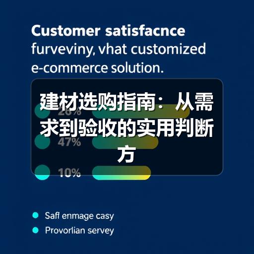 建材选购指南：从需求到验收的实用判断方法