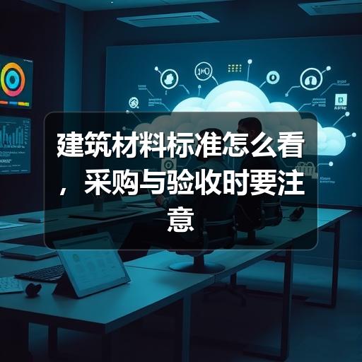 建筑材料标准怎么看，采购与验收时要注意什么