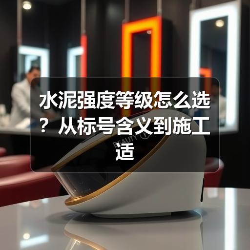 水泥强度等级怎么选？从标号含义到施工适用场景讲清楚