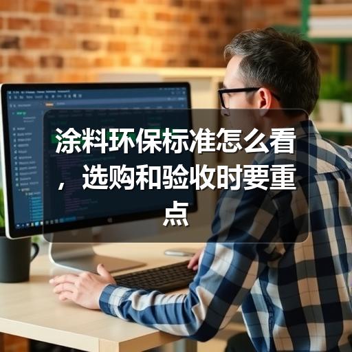 涂料环保标准怎么看，选购和验收时要重点关注哪些指标