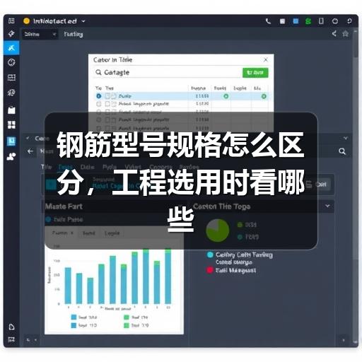 钢筋型号规格怎么区分，工程选用时看哪些参数