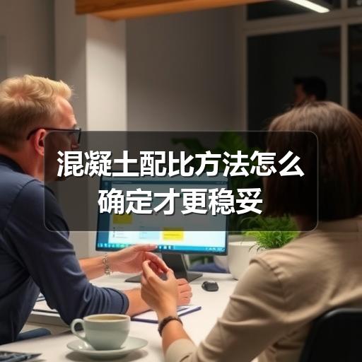 混凝土配比方法怎么确定才更稳妥