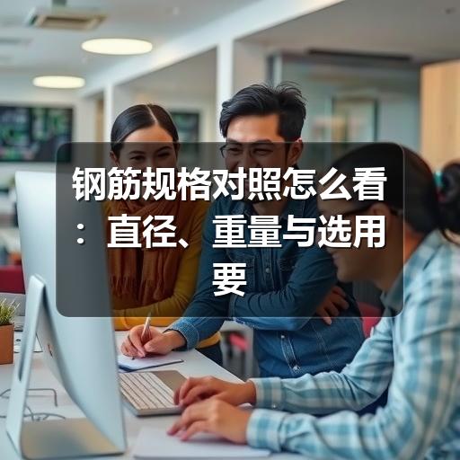钢筋规格对照怎么看：直径、重量与选用要点