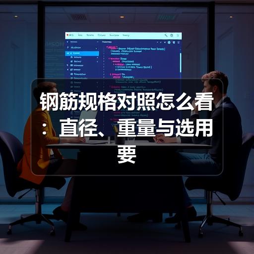 钢筋规格对照怎么看：直径、重量与选用要点