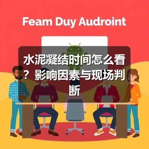 水泥凝结时间怎么看？影响因素与现场判断方法