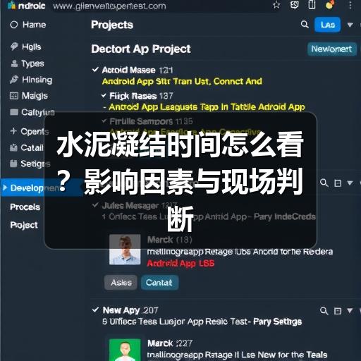 水泥凝结时间怎么看？影响因素与现场判断方法