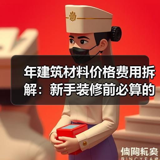 年建筑材料价格费用拆解：新手装修前必算的7项成本清单