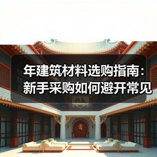 年建筑材料选购指南：新手采购如何避开常见报价陷阱
