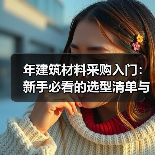 年建筑材料采购入门：新手必看的选型清单与预算分配思路