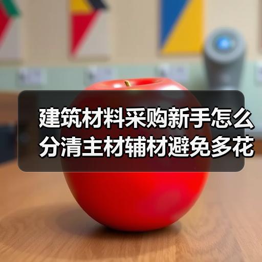 建筑材料采购新手怎么分清主材辅材避免多花冤枉钱