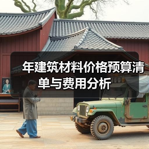 年建筑材料价格预算清单与费用分析