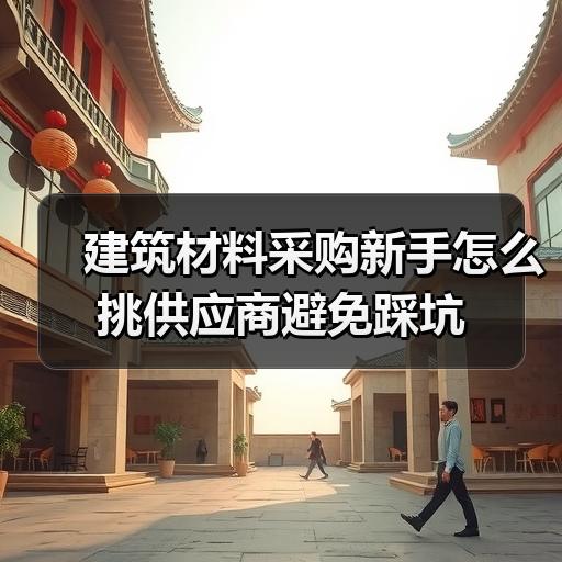 建筑材料采购新手怎么挑供应商避免踩坑