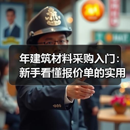 年建筑材料采购入门：新手看懂报价单的实用方法