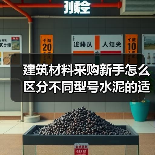 建筑材料采购新手怎么区分不同型号水泥的适用场景