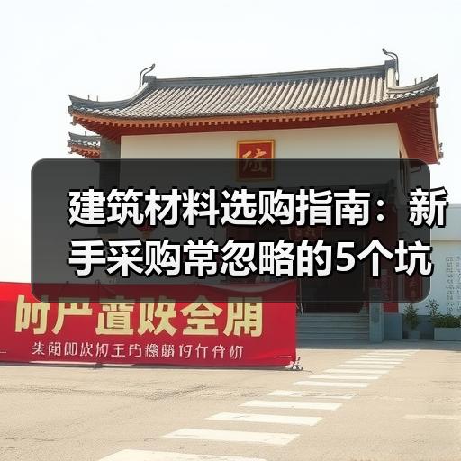 建筑材料选购指南：新手采购常忽略的5个坑
